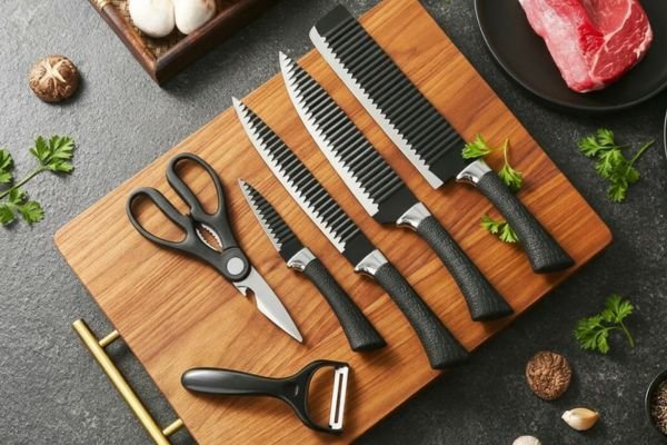 Kit Premium de Facas Profissionais 6 Peças